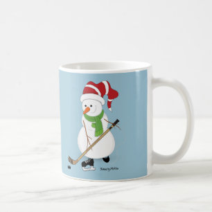 Caneca De Café Hockey Snowman Mug