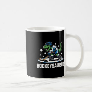 Caneca De Café Hockeysaurus T-rex Hóquei Dinossauro _1 