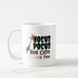 Caneca De Café Hocus Pocus, preciso de café para me concentrar