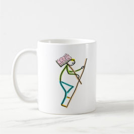 Caneca De Café Hod Carrier Stickman