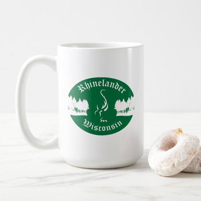 Caneca De Café Hodag, Rhinelander, Wisconsin Coffee Mug (Com Donut)