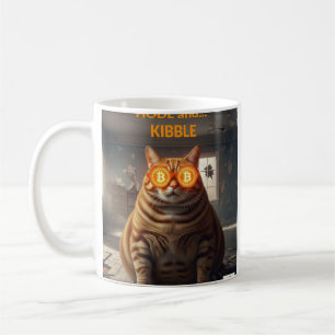 Caneca De Café HODL & Kibble: Gato de Barão-Barão