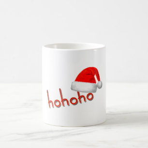 Caneca De Café HoHo natalino Chapéu Vermelho Simples