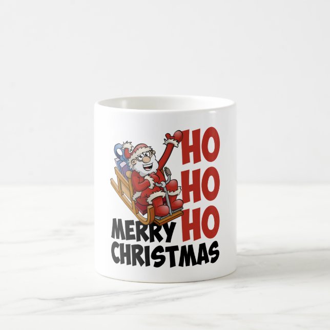 Caneca De Café Hohoho Merry Christmas. (Centro)