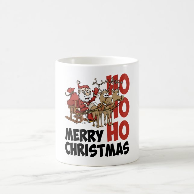 Caneca De Café Hohoho Merry Christmas. (Centro)