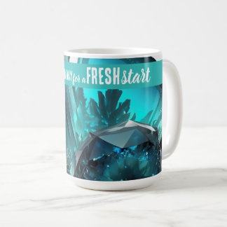 Caneca De Café Hoje é uma citação motivacional de início novo do