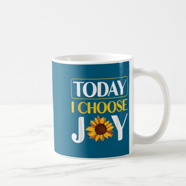 Caneca De Café Hoje Eu Escolho Alegria  (Direita)