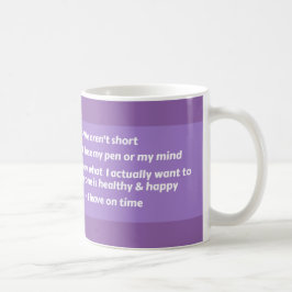 Caneca De Café Hoje será um bom dia, Grande Mug.