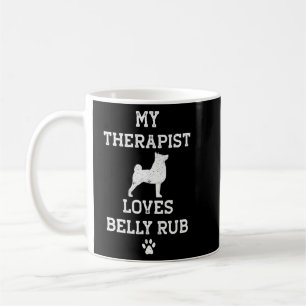 Caneca De Café Hokkaido Meu Terapista Adora Belly Rub