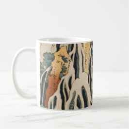 Caneca De Café Hokusai's Waterfall Kirifuri