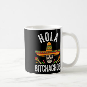 Caneca De Café Hola Achos Camisa Engraçada Casca Mexicana Cinco D