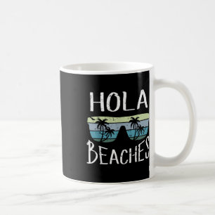 Caneca De Café Hola Bebe Praia De Férias De Verão Engraçadas E Bo