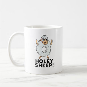 Caneca De Café Holey Sheep Funny Animal Pun