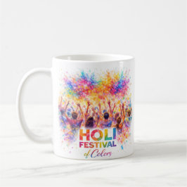 Caneca De Café Holi Friends Festival