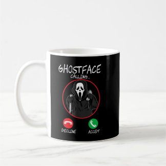 Caneca De Café Holiday 365 Halloween Ghost Face Chamando Pullover