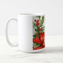 Caneca De Café Holiday Cheer in Watercolor