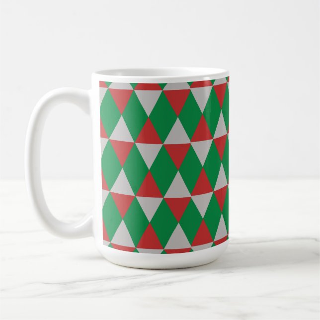 Caneca De Café Holiday Diamonds (Esquerda)