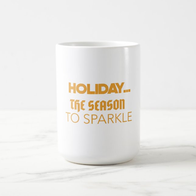 Caneca De Café Holiday the season to sparkle (Centro)