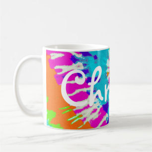 Caneca De Café holiES - Estilo de Batik Espiral de Energia