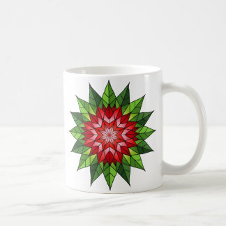 Caneca De Café Holly and Berries Mandala 