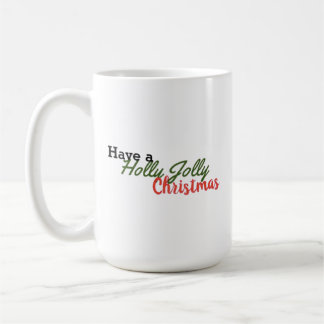 Caneca de café Holly Jolly
