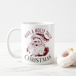 Caneca De Café Holly Jolly Vintage Christmas
