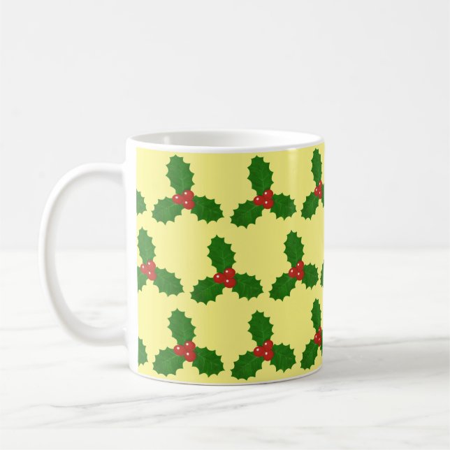 Caneca De Café Holly Leaf (Esquerda)