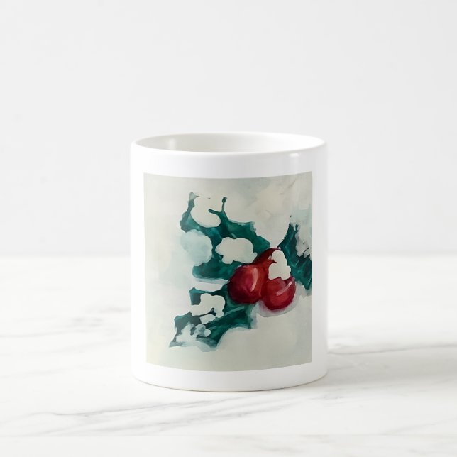 Caneca De Café Holly na neve (Centro)