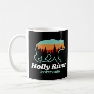 Caneca De Café Holly River State Park West Virginia Bear Retro