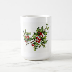 Caneca De Café HollyBerries20150801