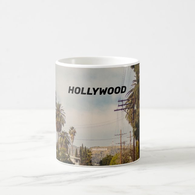 Caneca De Café Hollywood EUA (Centro)