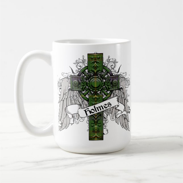 Caneca De Café Holmes Tartan Cross (Esquerda)
