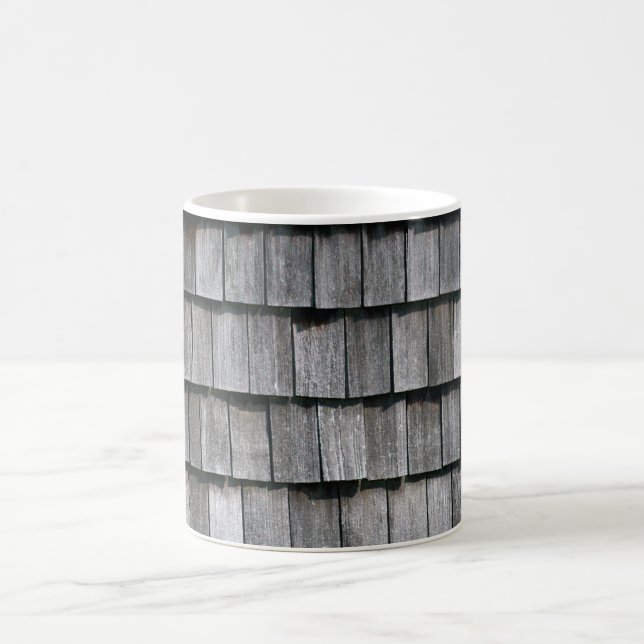 Caneca De Café Holzschindeln ripas wood shingles (Centro)