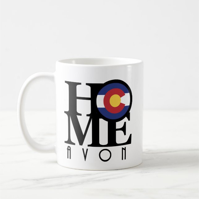 Caneca De Café HOME Avon Colorado 11oz (Esquerda)