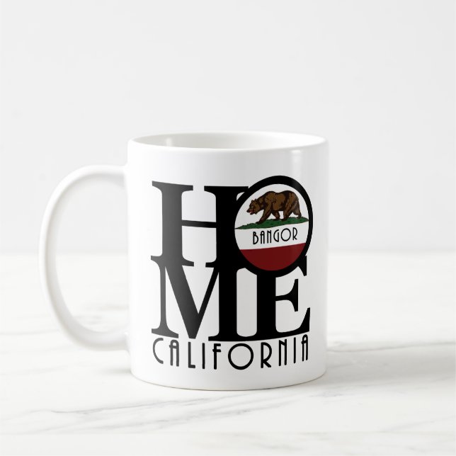 Caneca De Café HOME Bangor California 11oz (Esquerda)