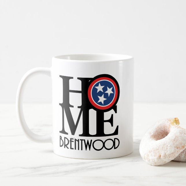 Caneca De Café HOME Brentwood TN 11oz (Com Donut)