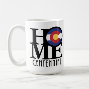 Caneca De Café HOME Centennial Colorado 15oz