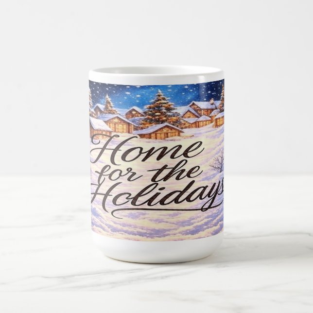 Caneca De Café 'Home for the Holidays' Coffee Mug (Centro)