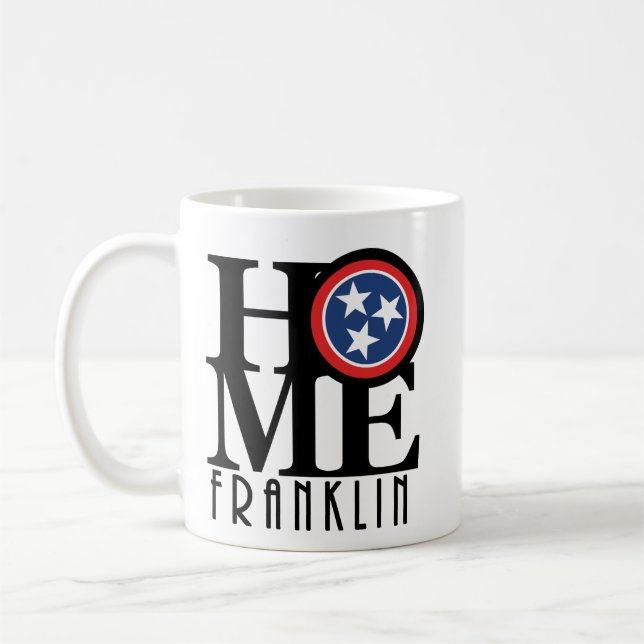 Caneca De Café HOME Franklin Tennessee 11oz (Esquerda)