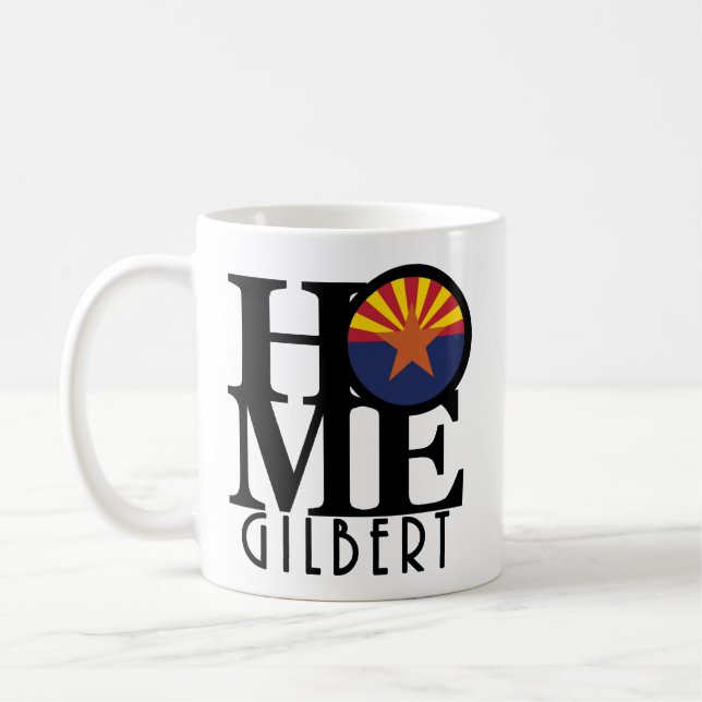 Caneca De Café HOME Gilbert Arizona 11oz (Esquerda)