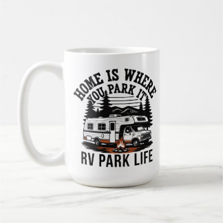 Caneca De Café Home Is Where You Park It