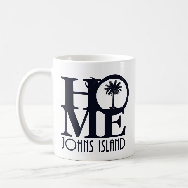 Caneca De Café HOME Johns Island SC 11oz (Esquerda)