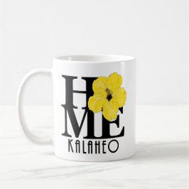 Caneca De Café HOME Kalaheo Yellow Hibiscus 11oz