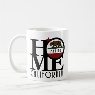 Caneca De Café HOME Malibu California 11oz
