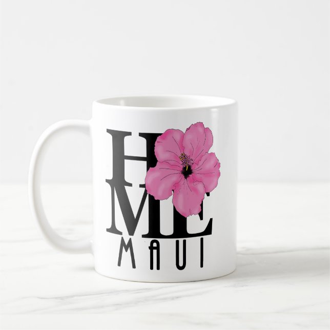Caneca De Café HOME Maui Pink 11oz (Esquerda)