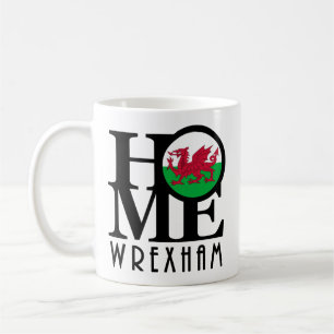 Caneca De Café HOME Wrexham Wales 11oz