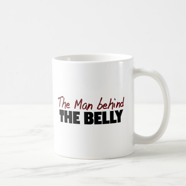 Caneca De Café Homem atrás da barriga (Direita)
