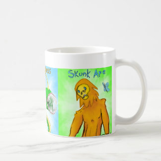 Caneca De Café homem da traça 3-In-1, Loch Ness, macaco da