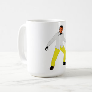 Caneca De Café Homem de aparência misteriosa