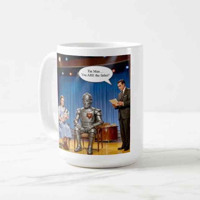 Caneca De Café Homem de Lata você é o pai  (Frente Esquerda)